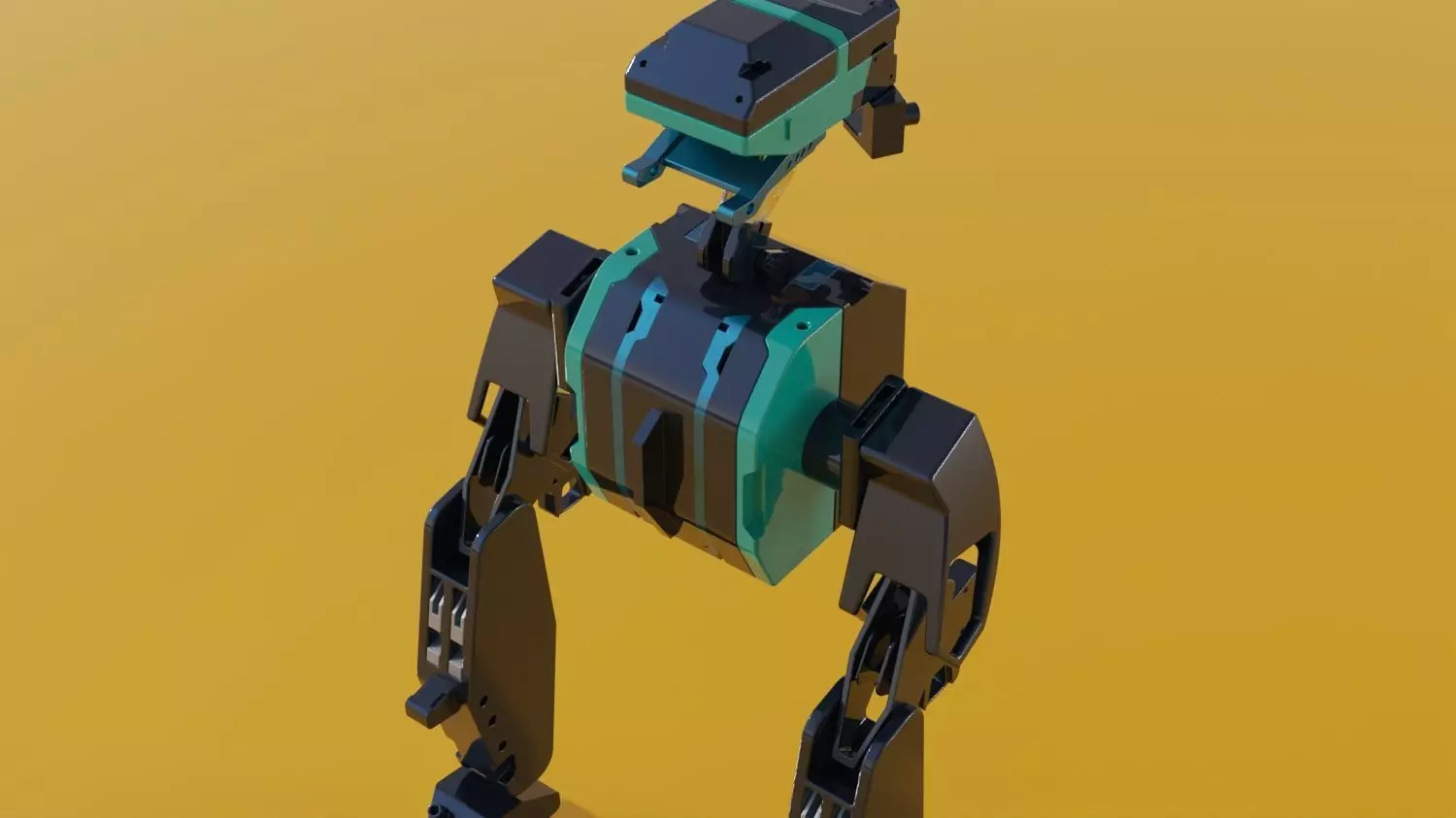 Robotic  heavy scifi mech hard surface  3D model_0