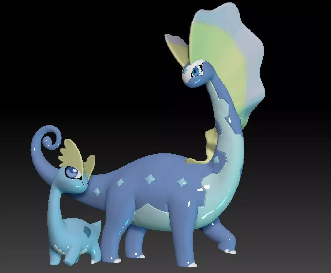 Pokemon Amaura Aurorus 3D print model_0