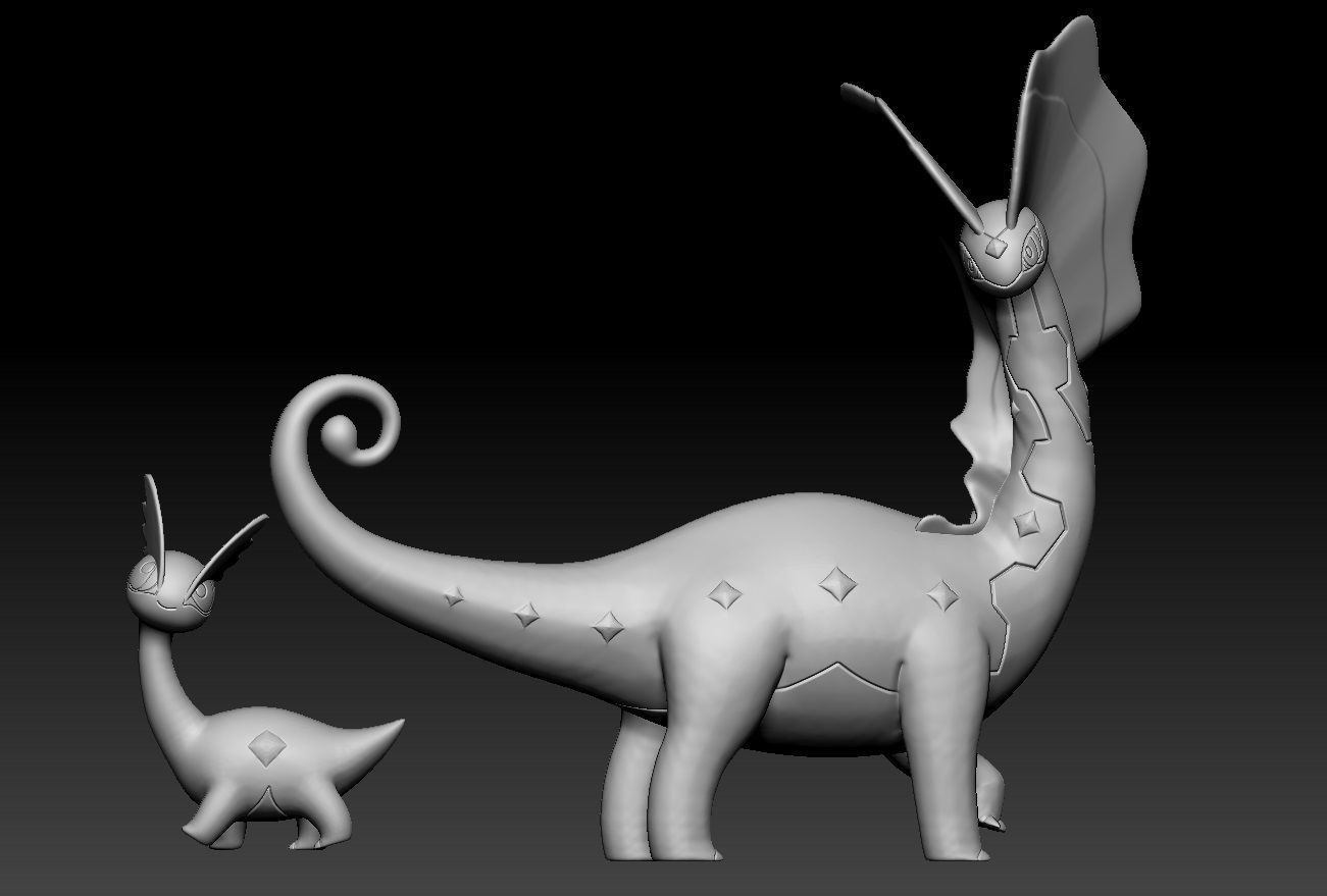 Pokemon Amaura Aurorus 3D print model_1