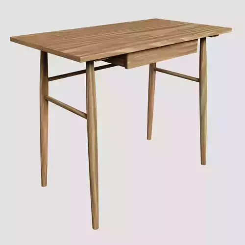 Table wood PBR low-poly