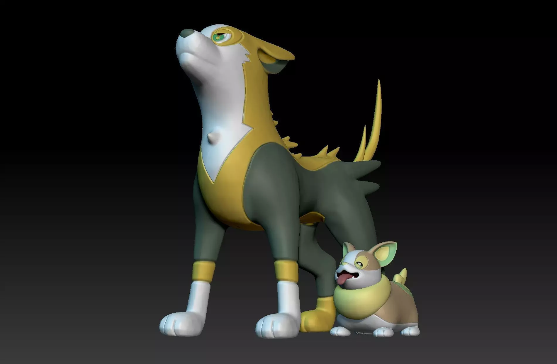 Pokemon Yamper Boltund 3D print model_0