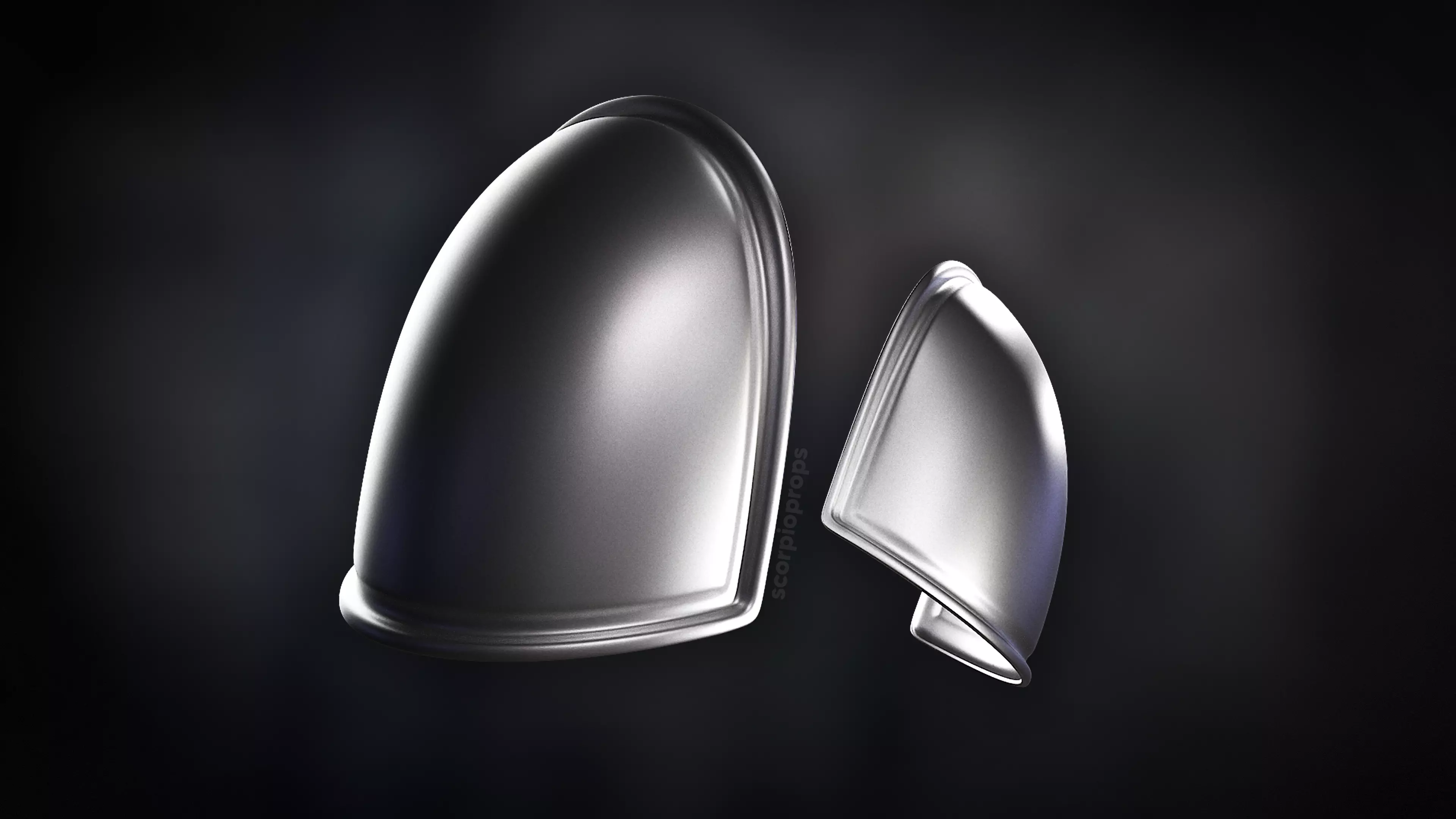 Mandalorian Inspired Shoulder Bell Armour Piece - stl 3D Print 3D print model