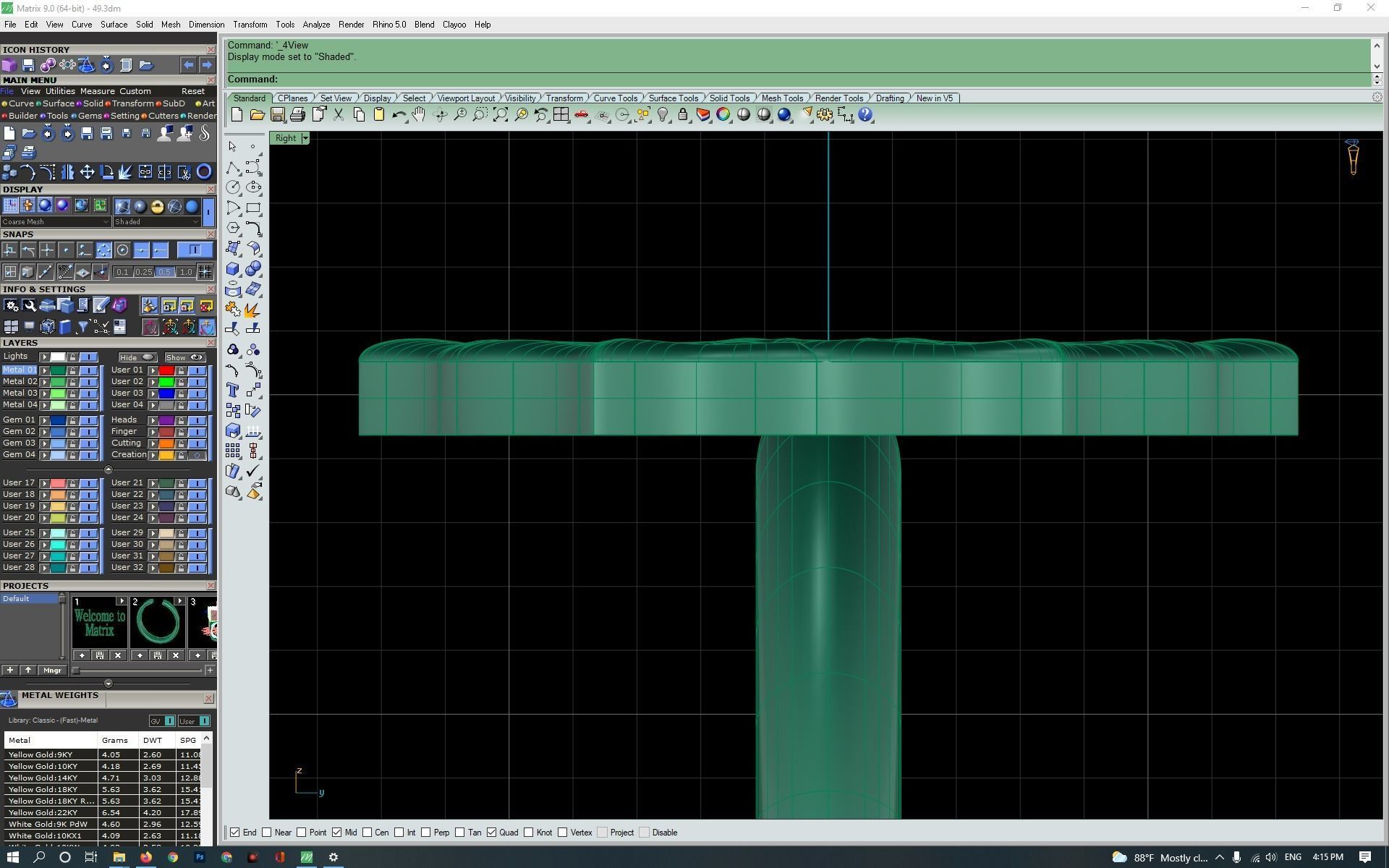 3d-model flower ring  3D print model_13