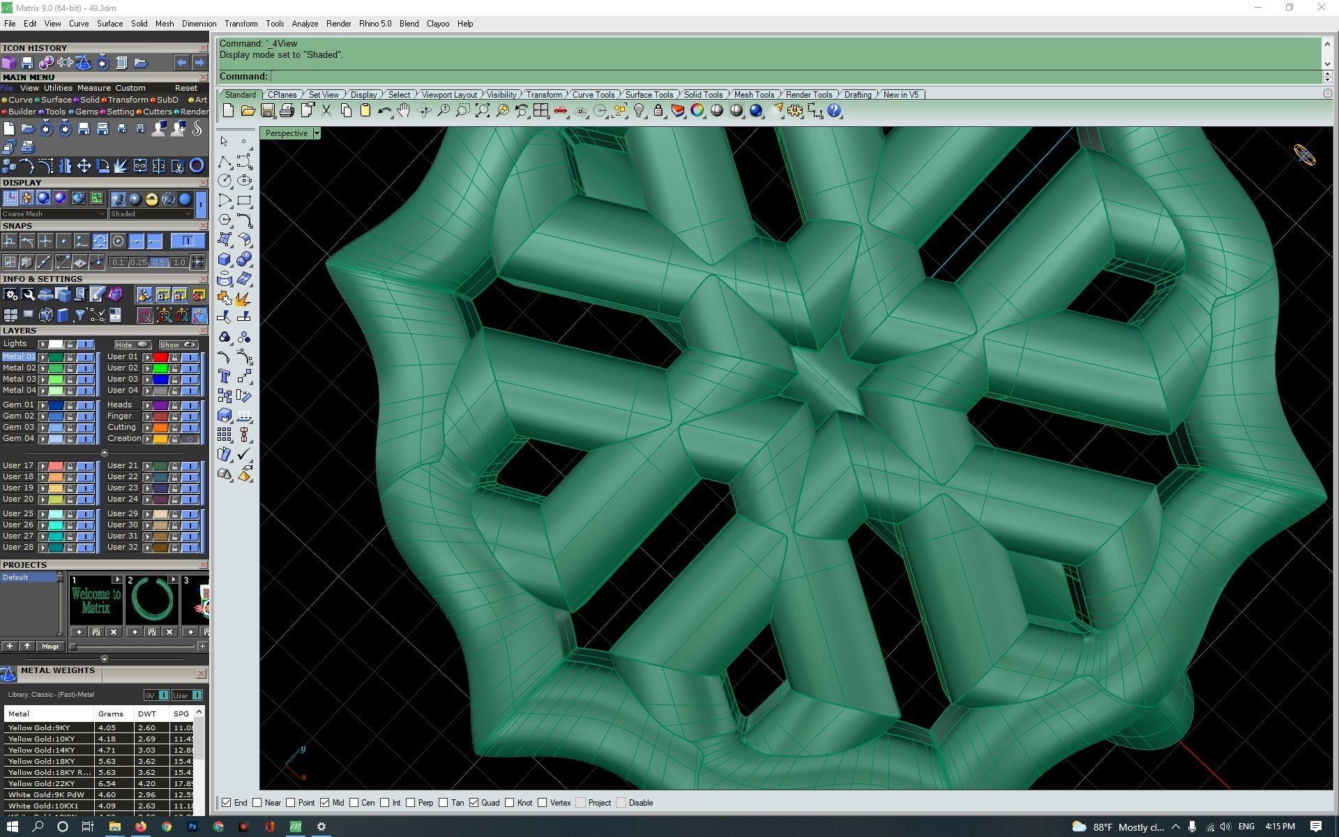 3d-model flower ring  3D print model_15