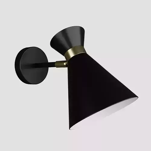 Wall lamp PBR low-poly