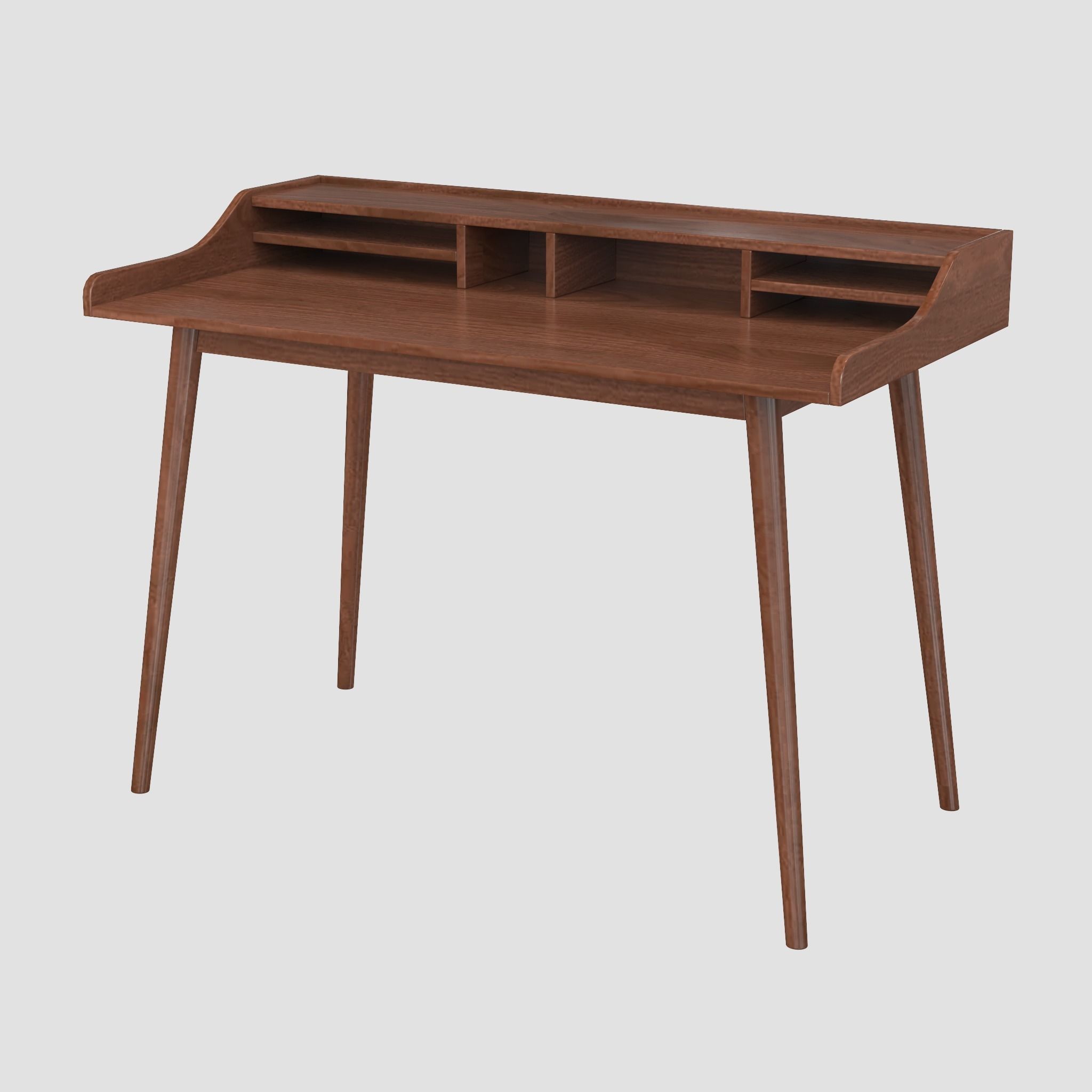 Writing desk PBR low-poly Low-poly 3D model_2