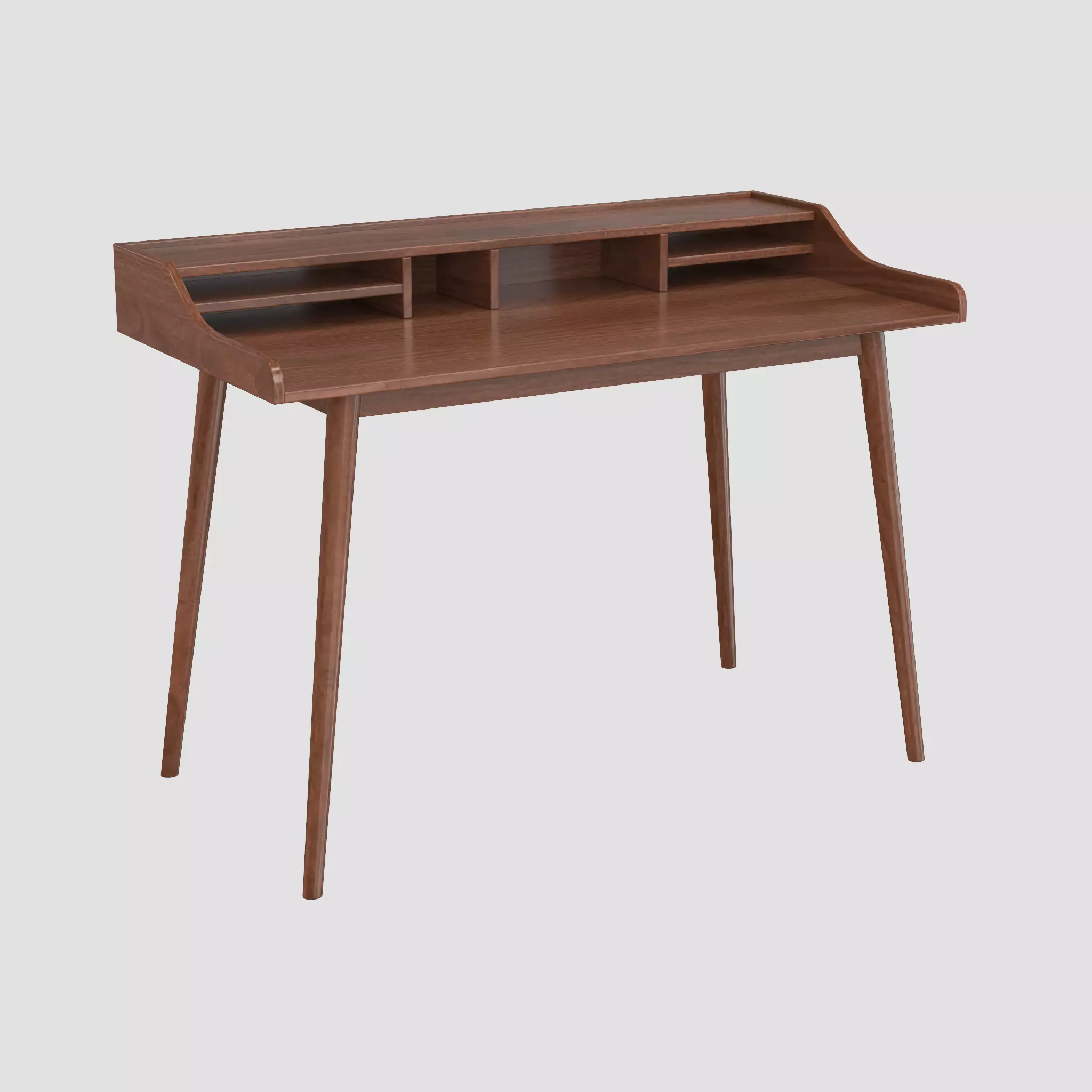 Writing desk PBR low-poly Low-poly 3D model_0