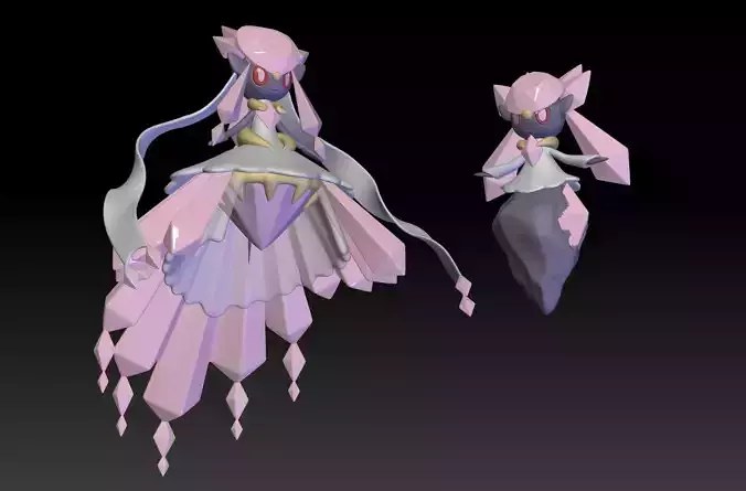 Pokemon Diancie Mega Evolution