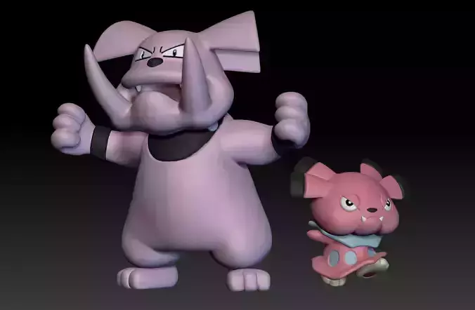 Pokemon Snubbull Granbull