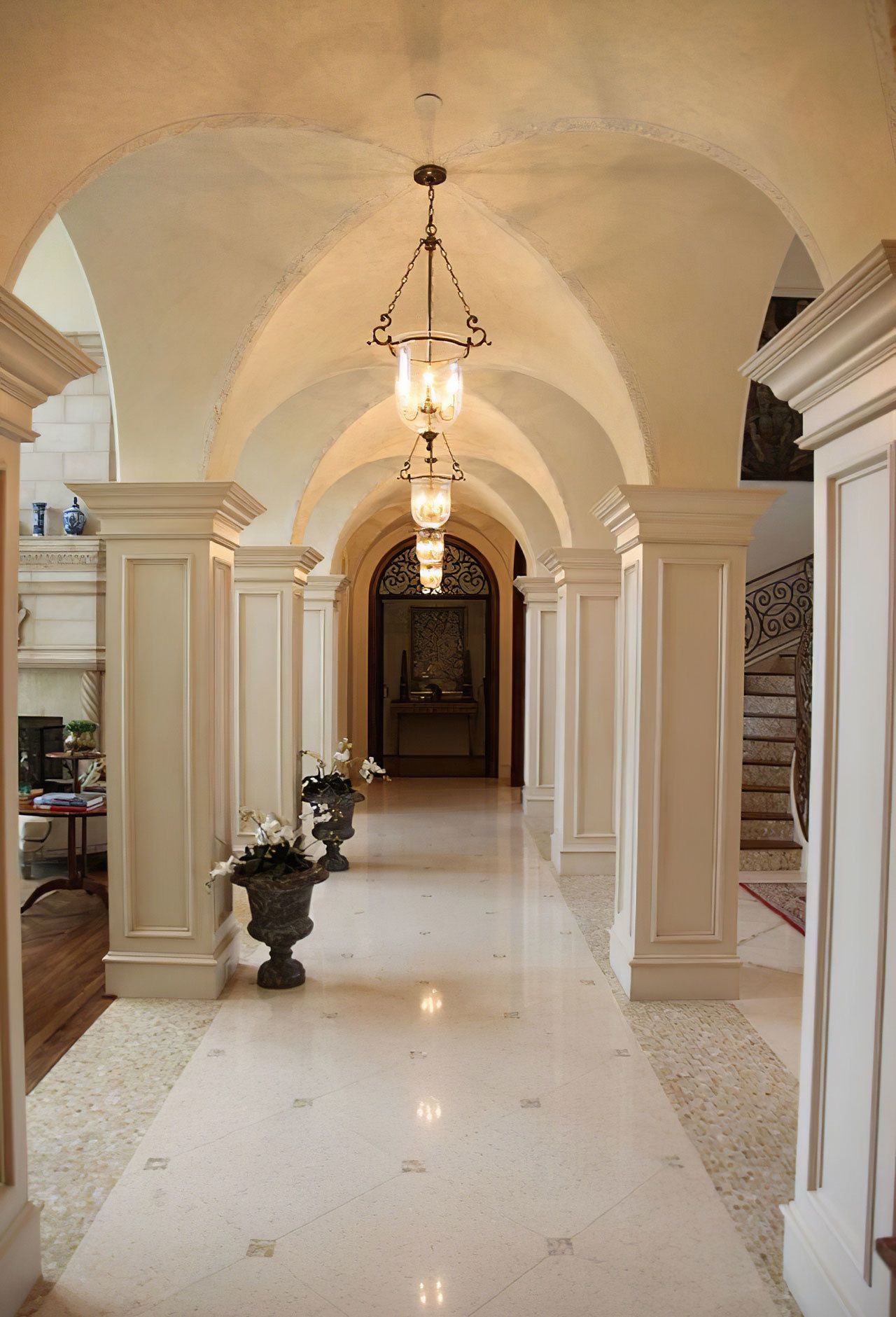 Arched Vaulted Gallery 3D model_5