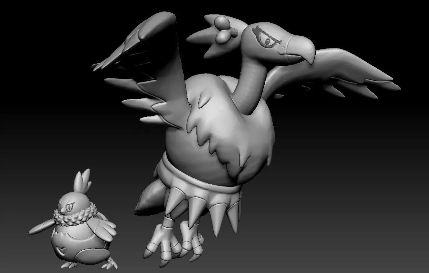 Pokemon Vullaby Mandibuzz 3D print model_0
