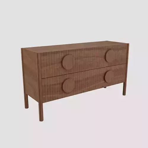 Chest of drawers PBR low-poly