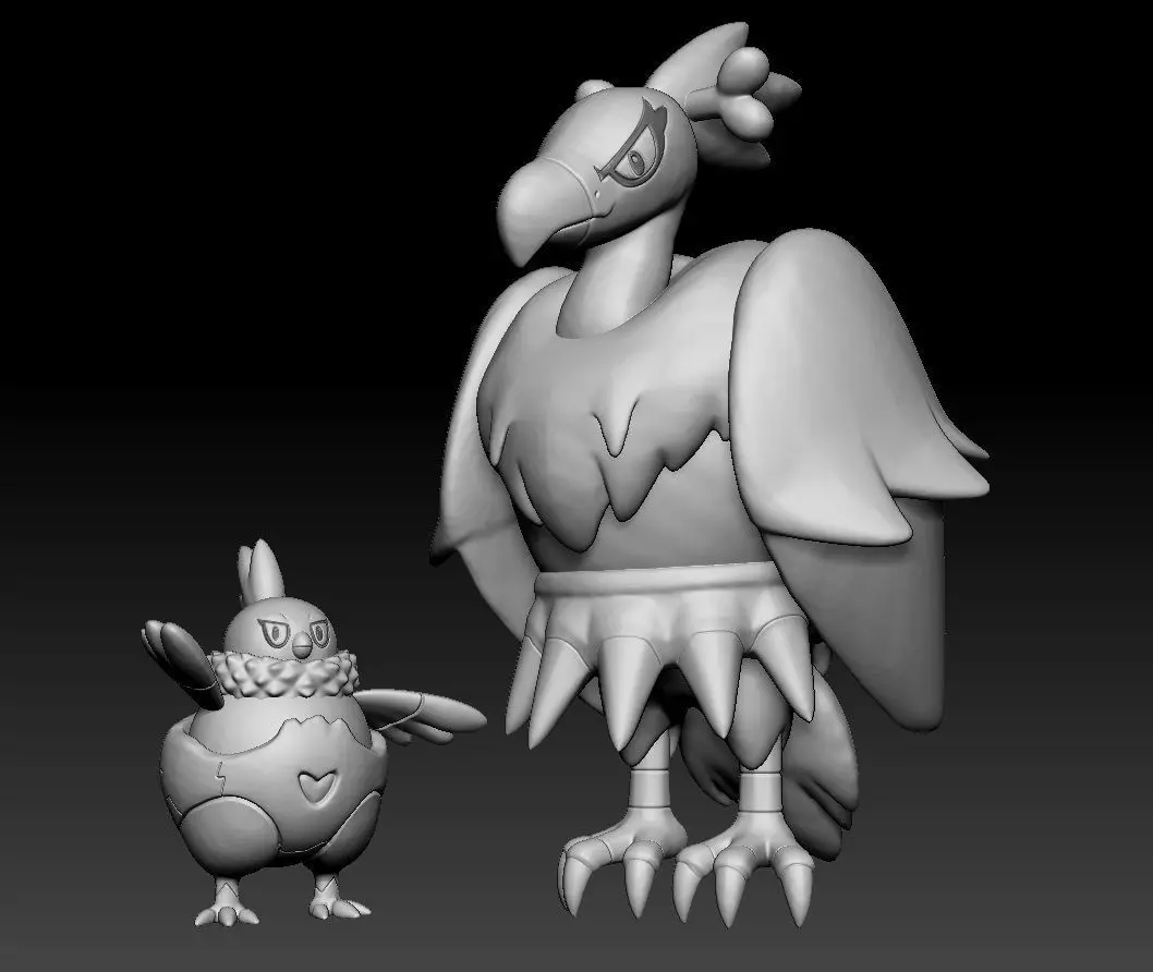 Pokemon Vullaby Mandibuzz 3D print model
