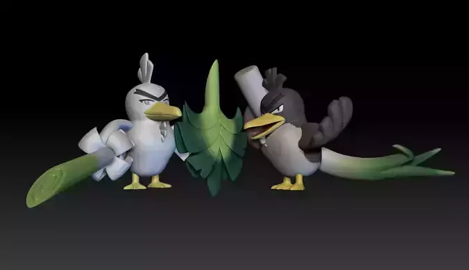 Pokemon Galarian Farfetchd Sirfetchd