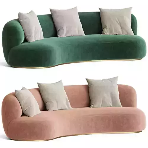 Augustin Rose Sofa Theinvisiblecollection