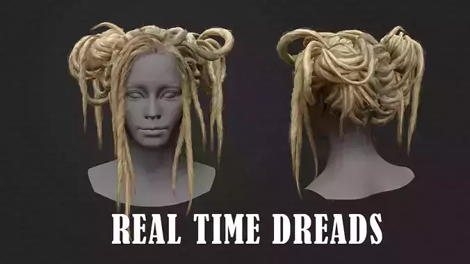 Two buns dreads