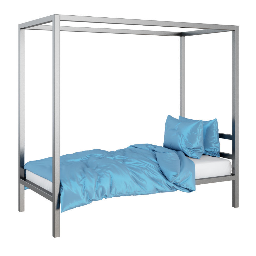 Architecture Bed in Kids 3D model_2