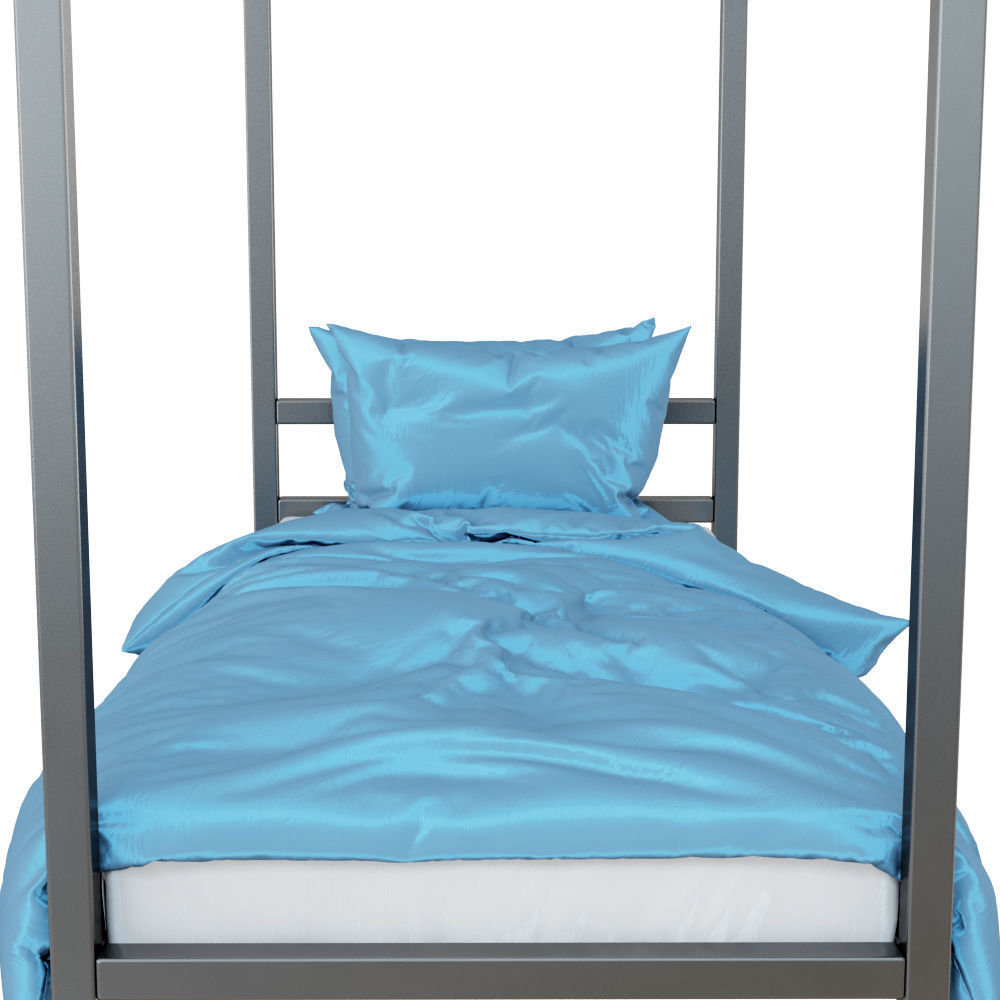 Architecture Bed in Kids 3D model_4