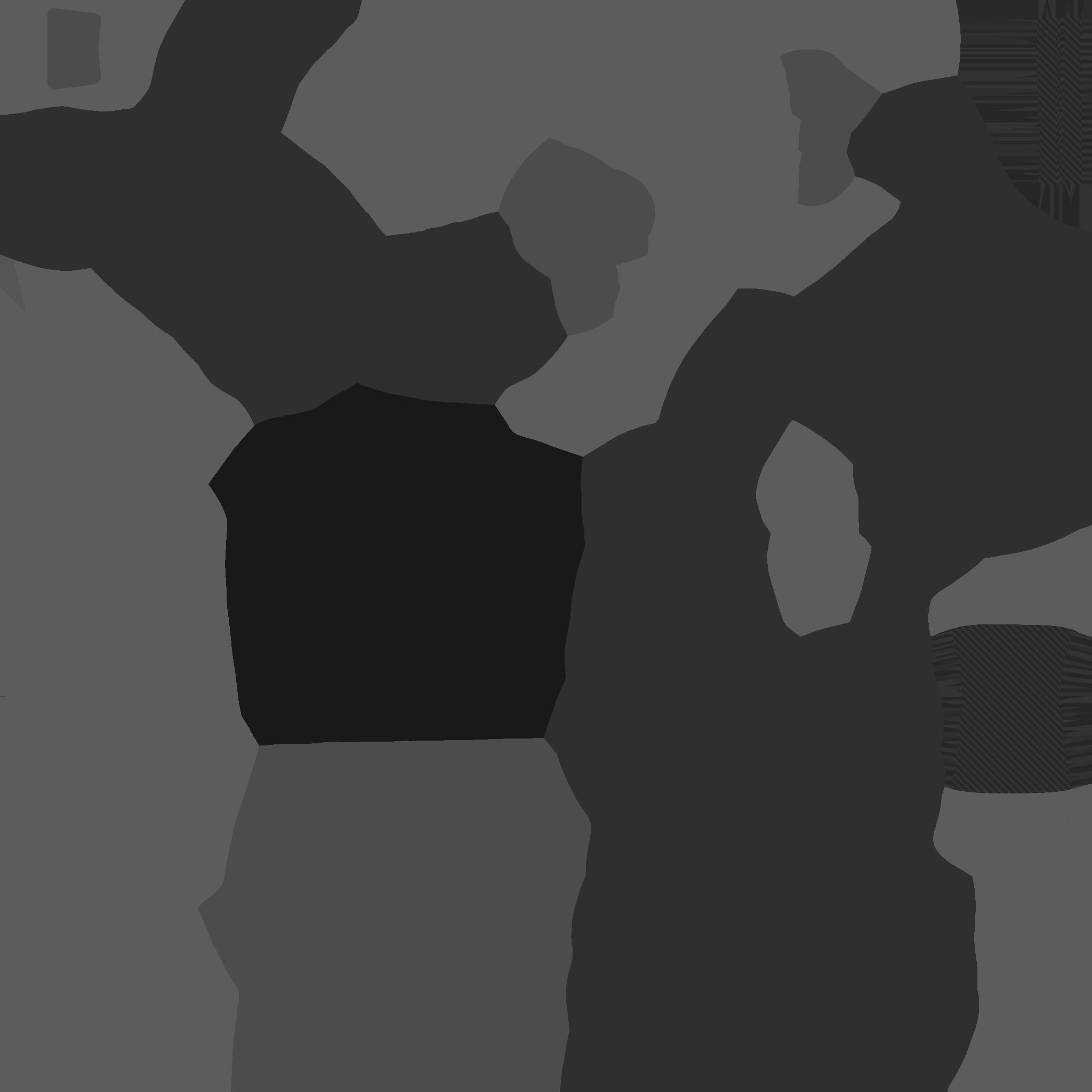 SciFi Brain Helmet 01 Aluminum - Character Design Fashion Low-poly 3D model_14