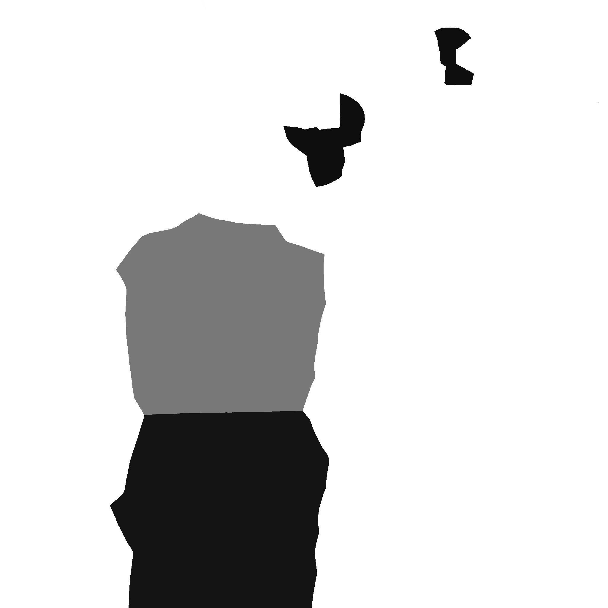 SciFi Brain Helmet 01 Aluminum - Character Design Fashion Low-poly 3D model_15