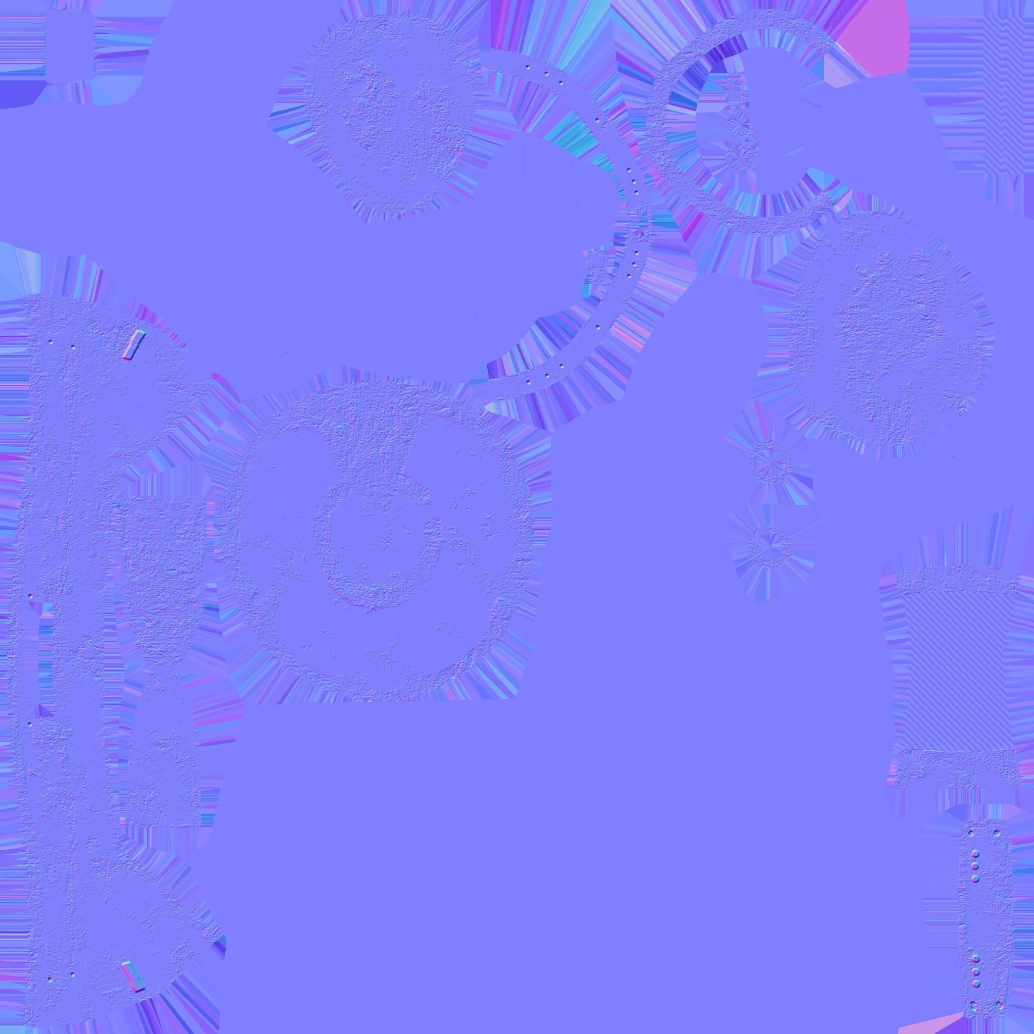 SciFi Brain Helmet 02 Red Rust - Character Design Fashion Low-poly 3D model_21