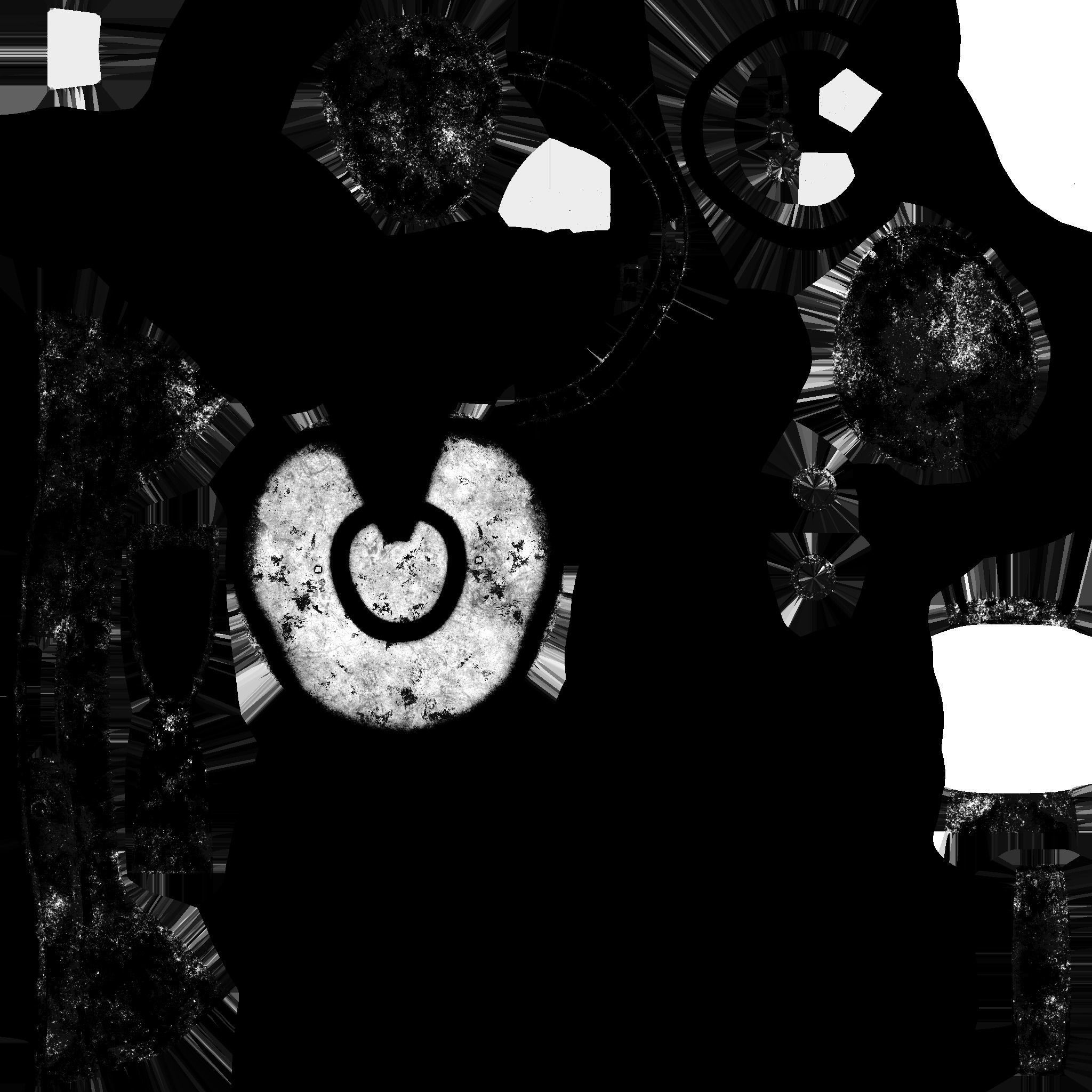 SciFi Brain Helmet 02 Red Rust - Character Design Fashion Low-poly 3D model_14