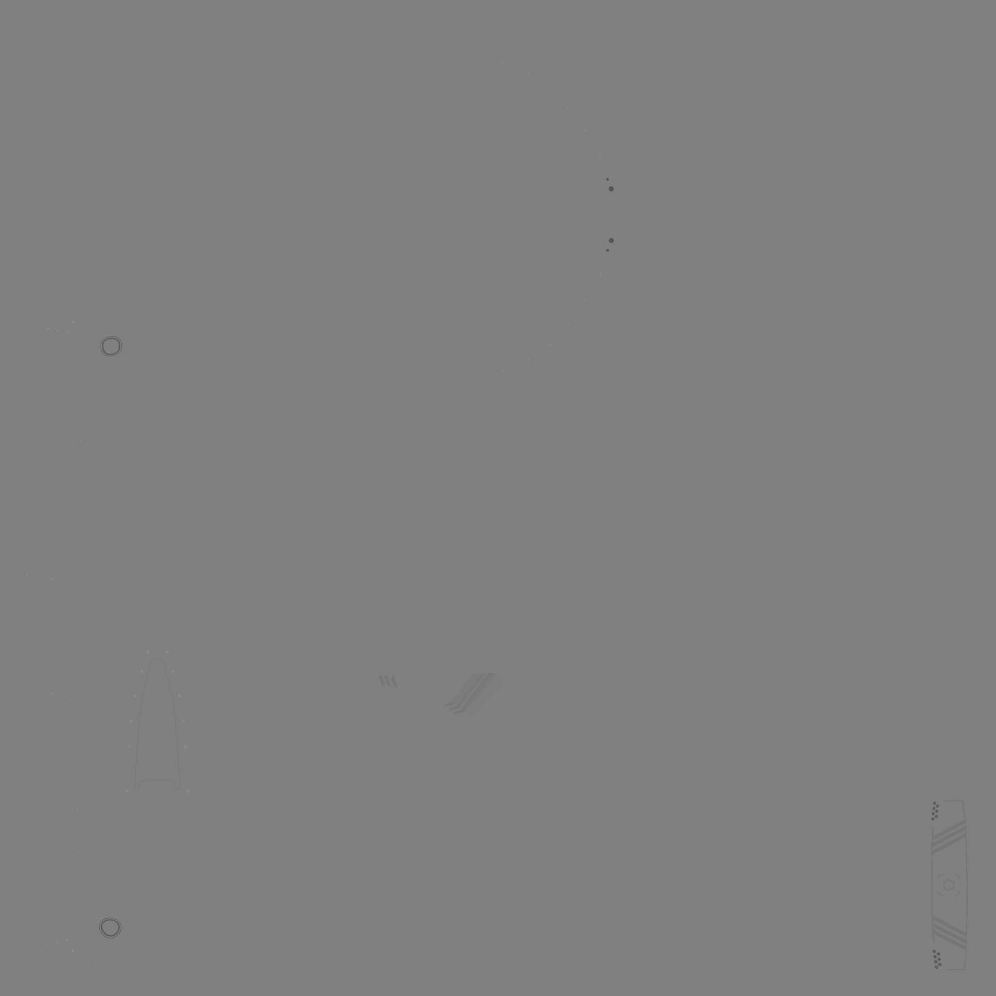 SciFi Brain Helmet 04 White Gold - Character Design Fashion Low-poly 3D model_18