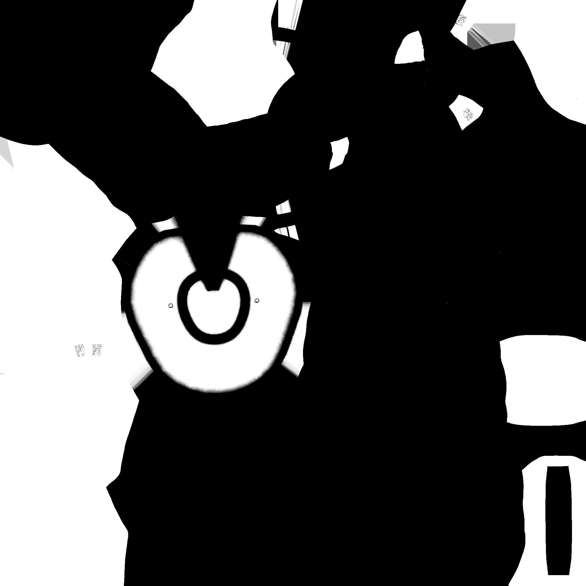 SciFi Brain Helmet 05 Carbon Fiber - Character Design Fashion Low-poly 3D model_19