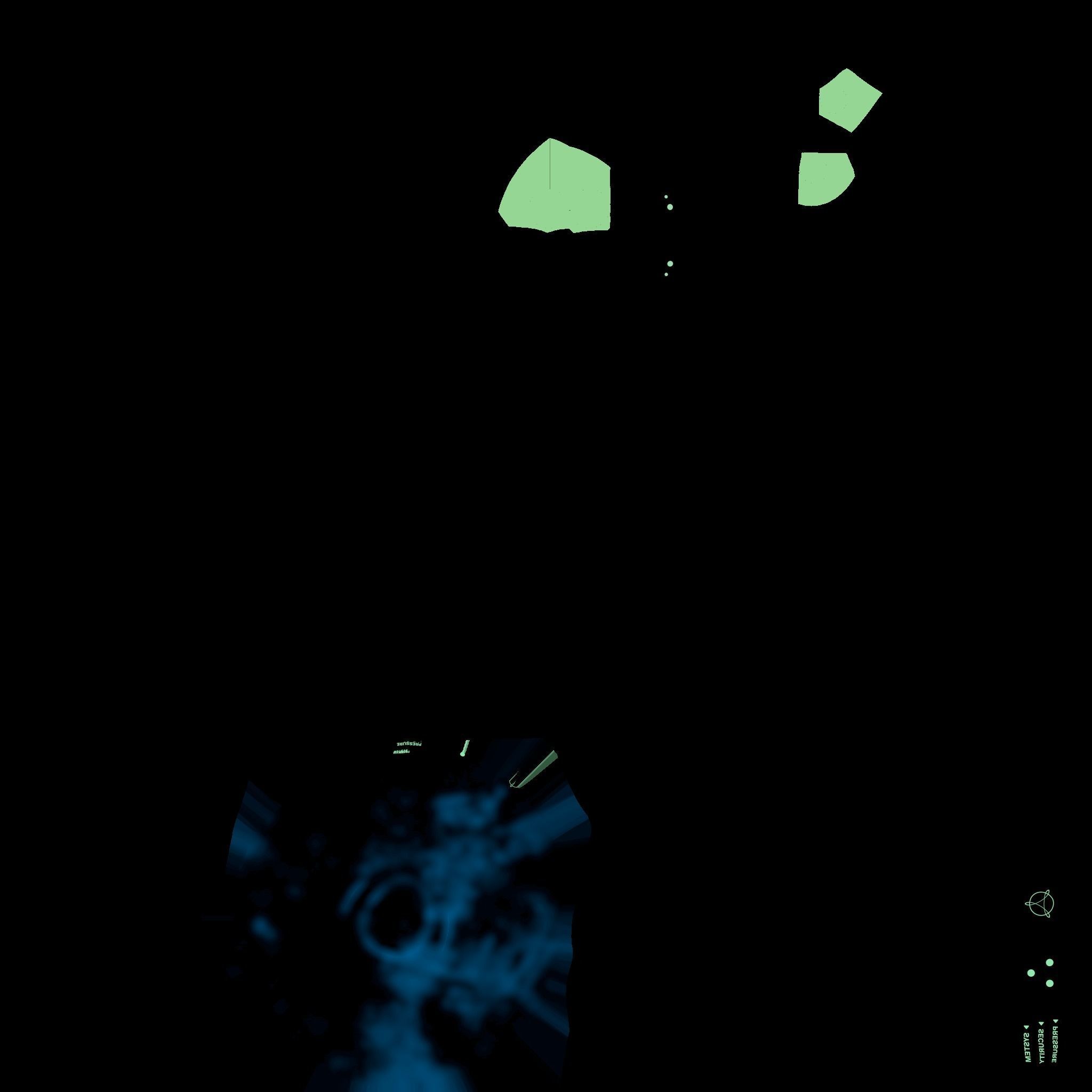 SciFi Brain Helmet 05 Carbon Fiber - Character Design Fashion Low-poly 3D model_17