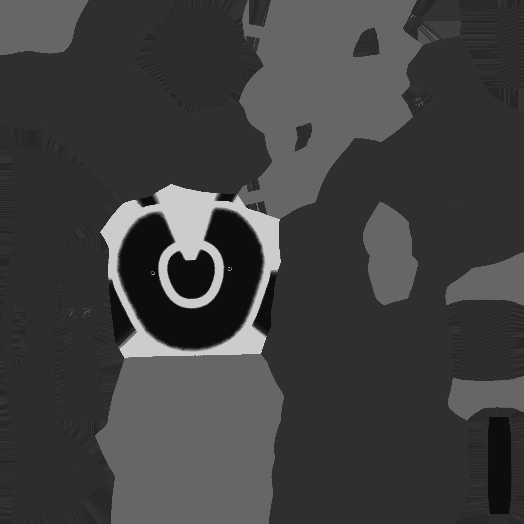 SciFi Brain Helmet 05 Carbon Fiber - Character Design Fashion Low-poly 3D model_14