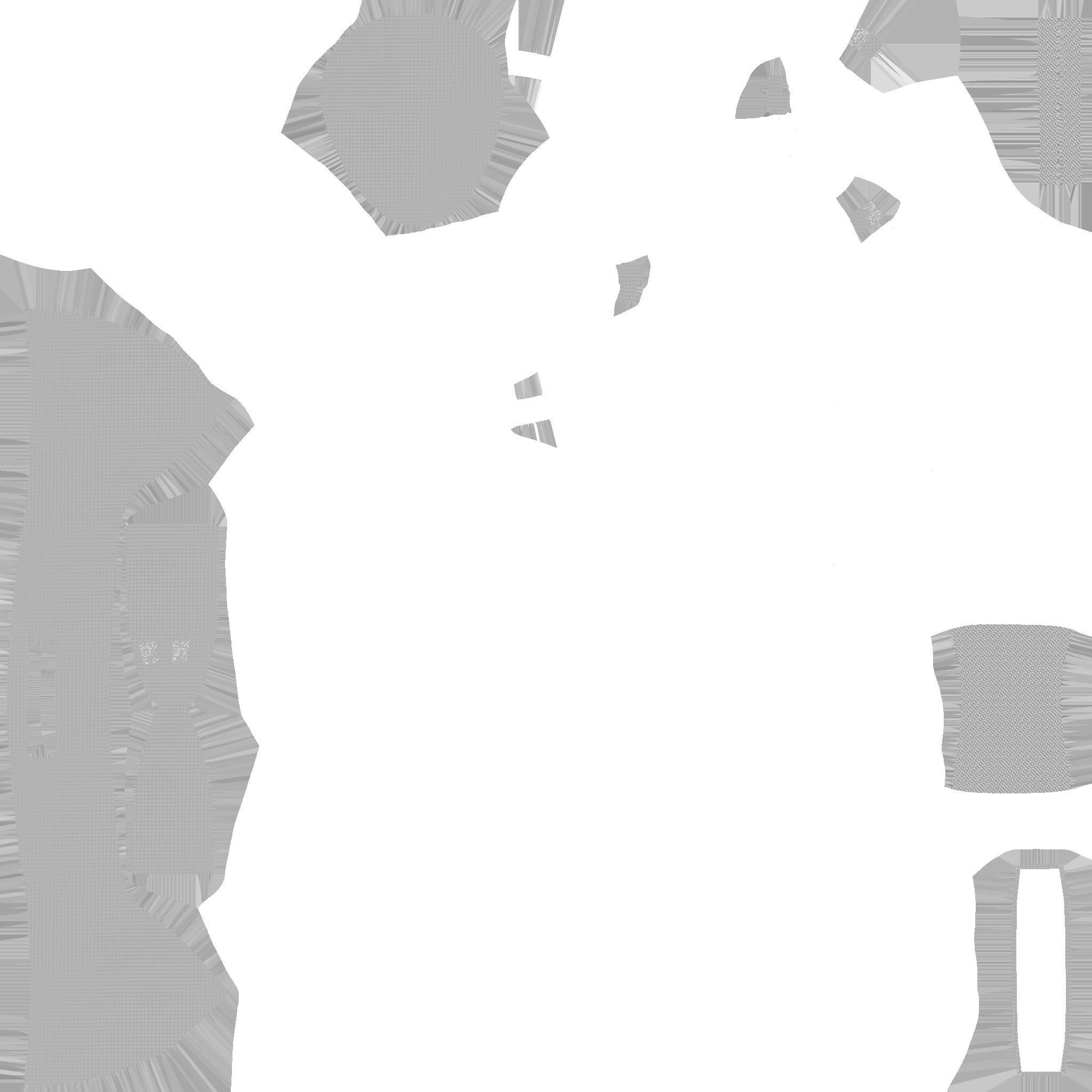 SciFi Brain Helmet 05 Carbon Fiber - Character Design Fashion Low-poly 3D model_15