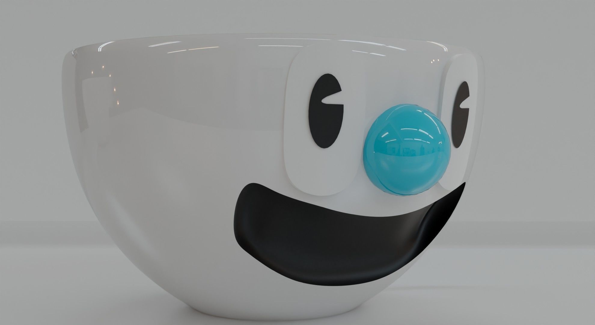 Cuphead brothers cup 3D model_8