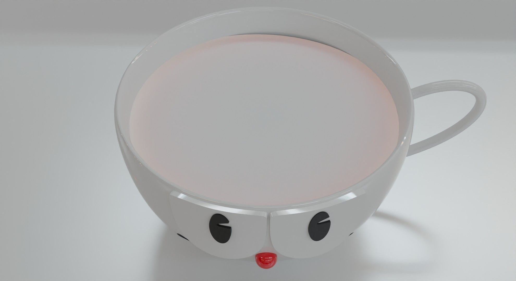 Cuphead brothers cup 3D model_6