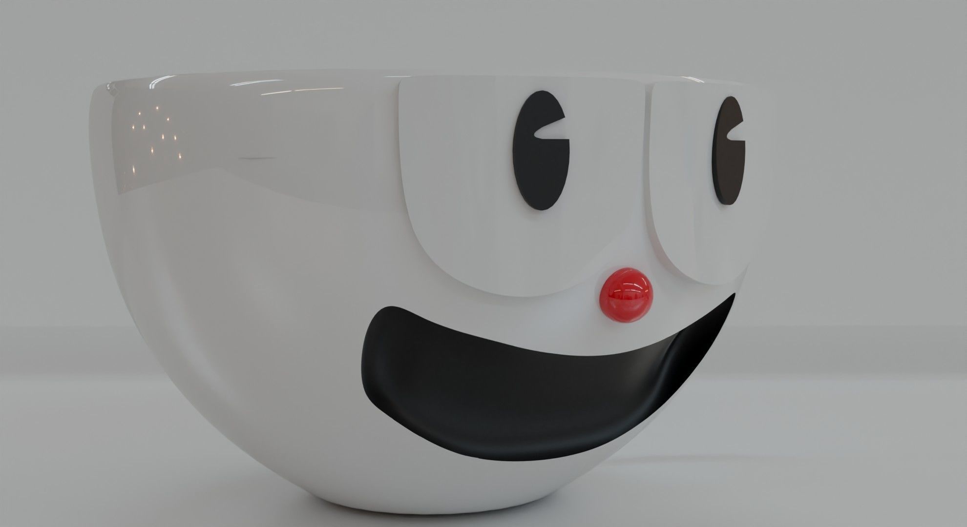 Cuphead brothers cup 3D model_4