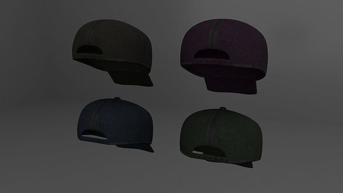 Caps Low Poly cap Low-poly 3D model