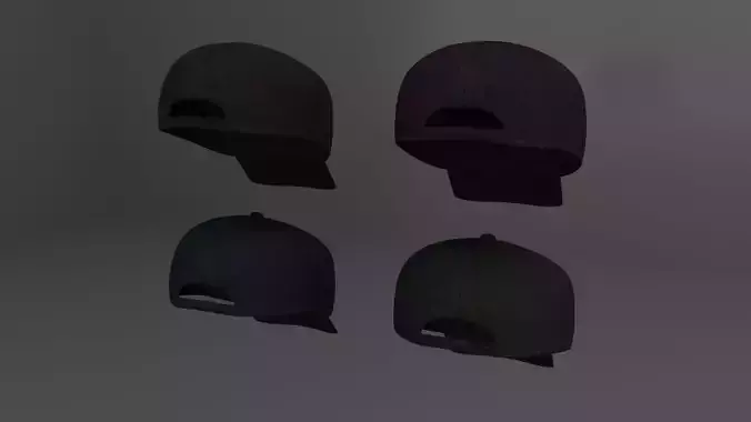 Caps Low Poly cap