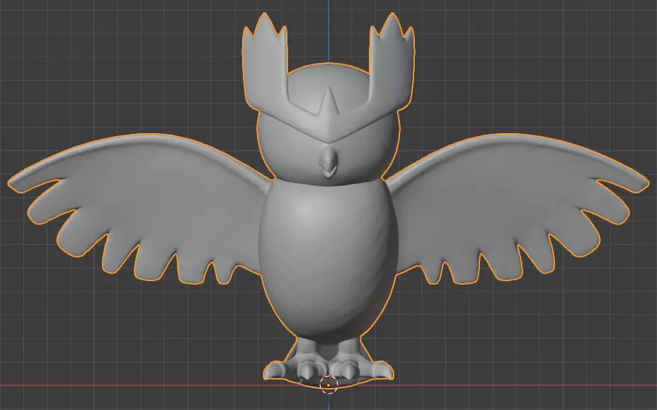 Noctowl Pokemon 3D print model_0