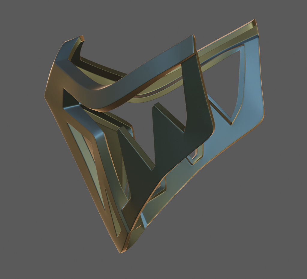 Mask for 3D Print like Jade from Mortal Kombat 11 3D print model_4