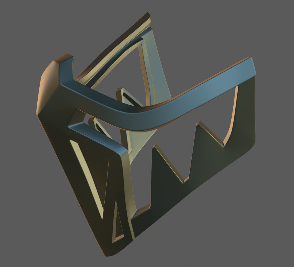 Mask for 3D Print like Jade from Mortal Kombat 11 3D print model_2