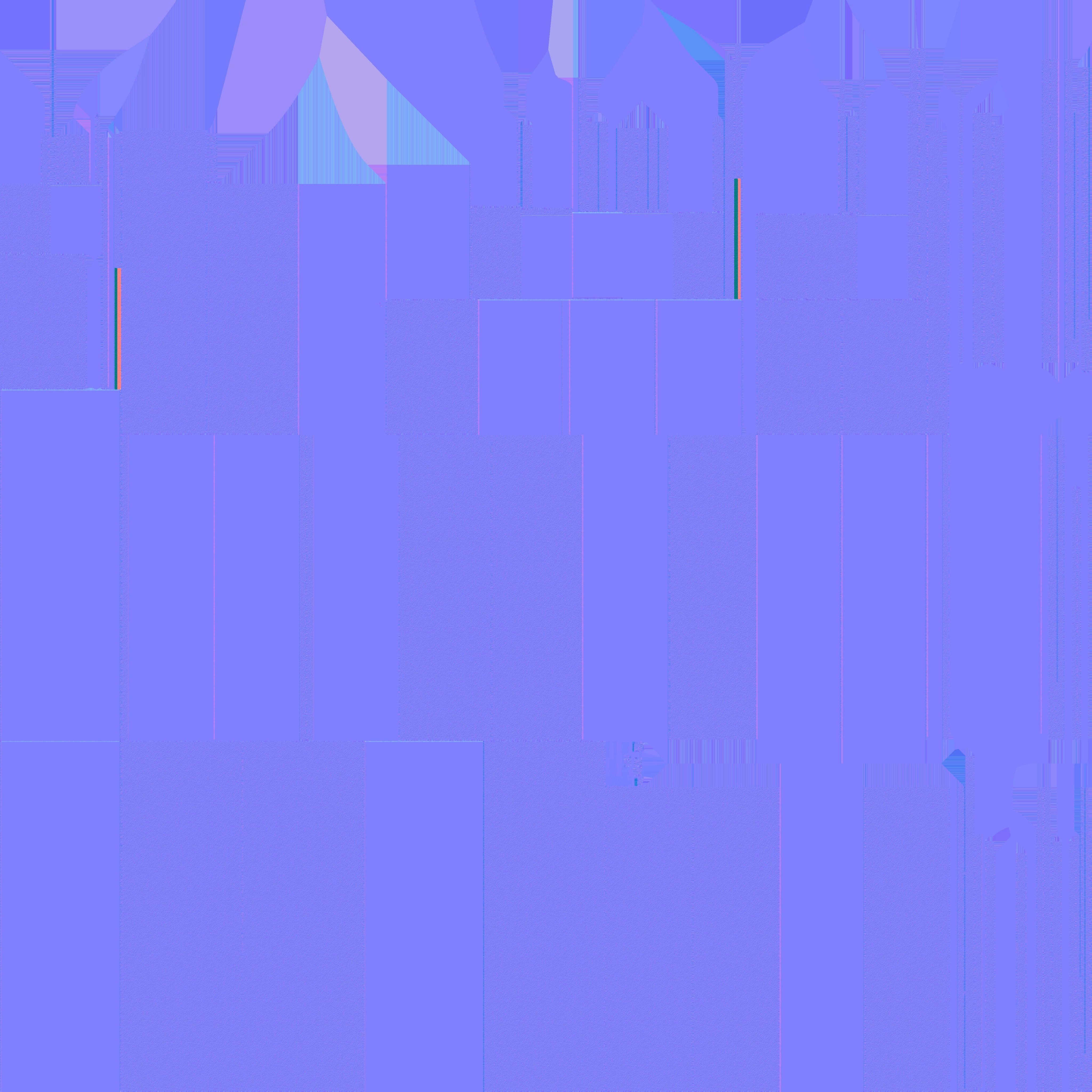 Industrial modular office Low-poly 3D model_7