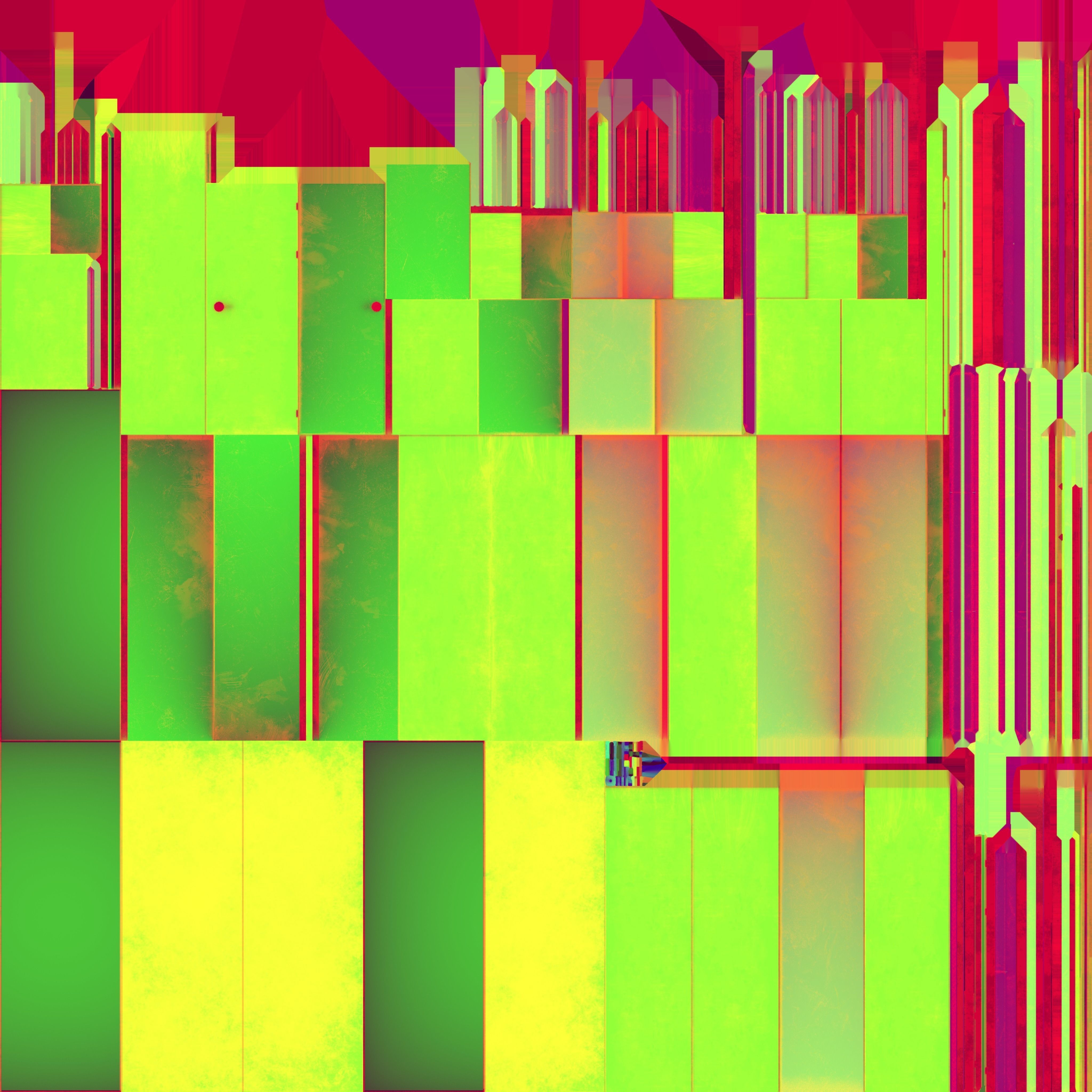 Industrial modular office Low-poly 3D model_9