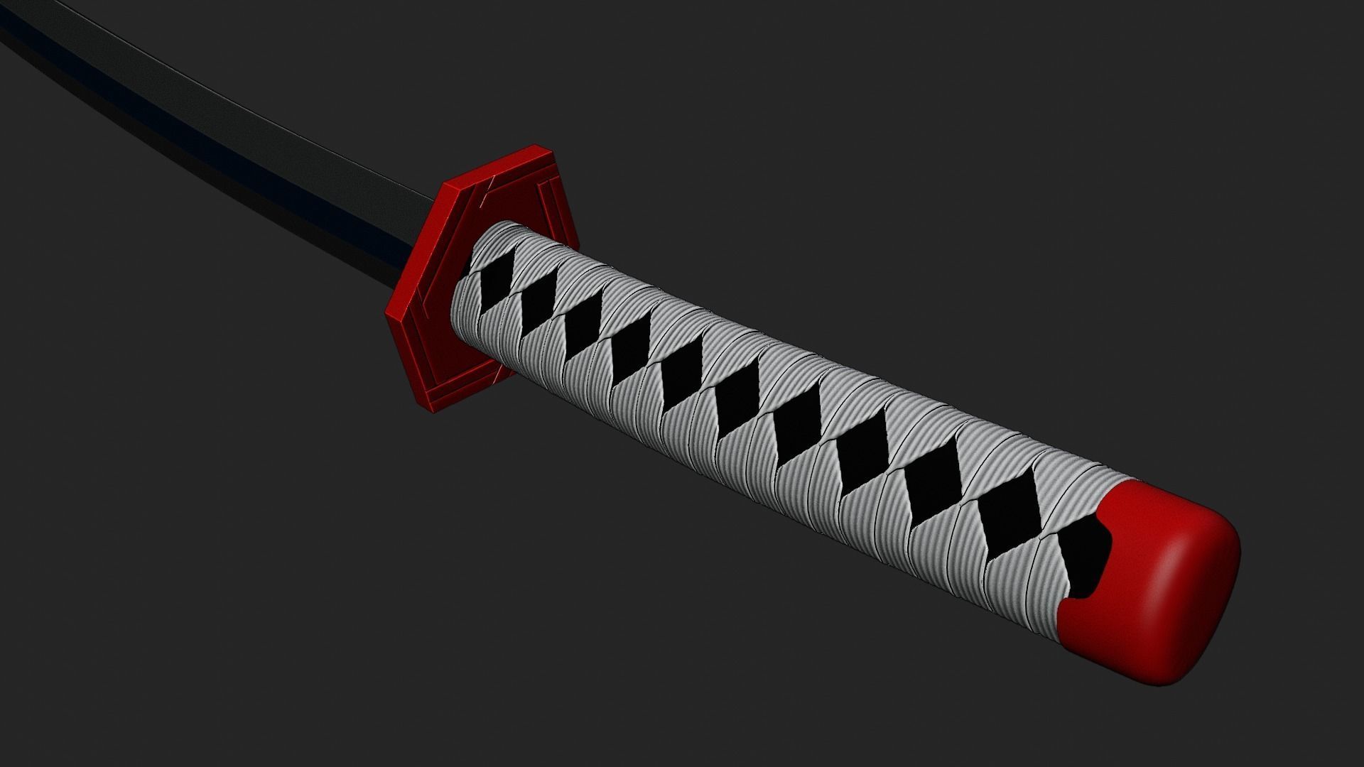 Nichirin Blade from Demon Slayer 3D print model_2