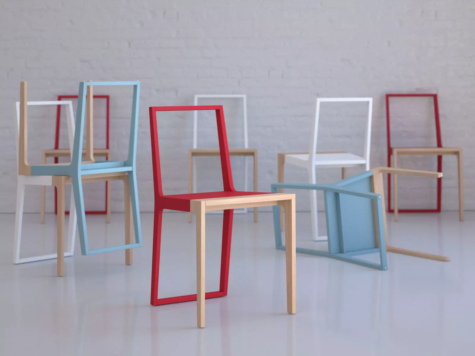 Skin Chair 3D model_0