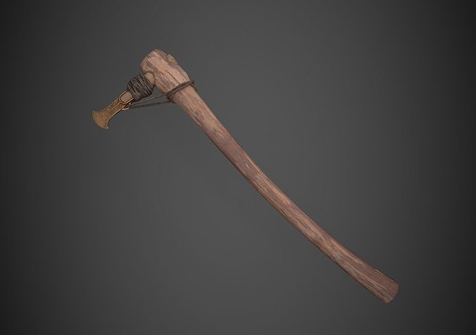 Bronze Age Axe Low-poly 3D model