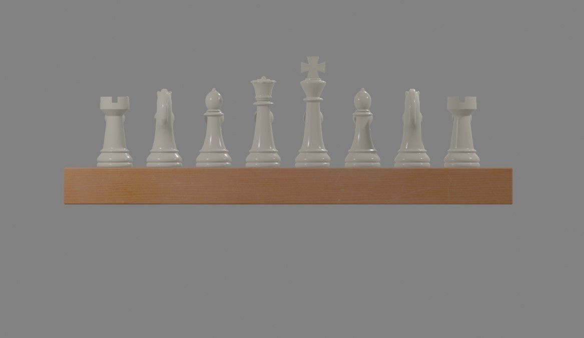 Chess Game Complete - Jogo de Xadrez 3D model_16