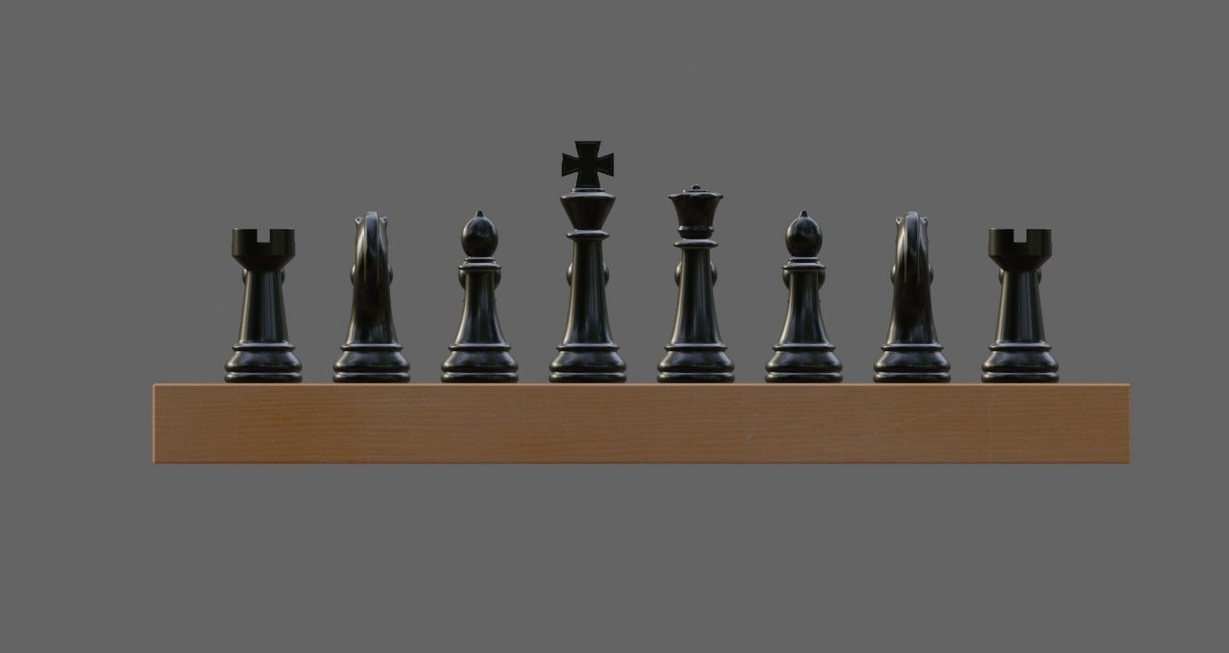 Chess Game Complete - Jogo de Xadrez 3D model_15