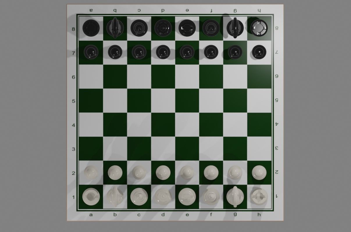 Chess Game Complete - Jogo de Xadrez 3D model_6