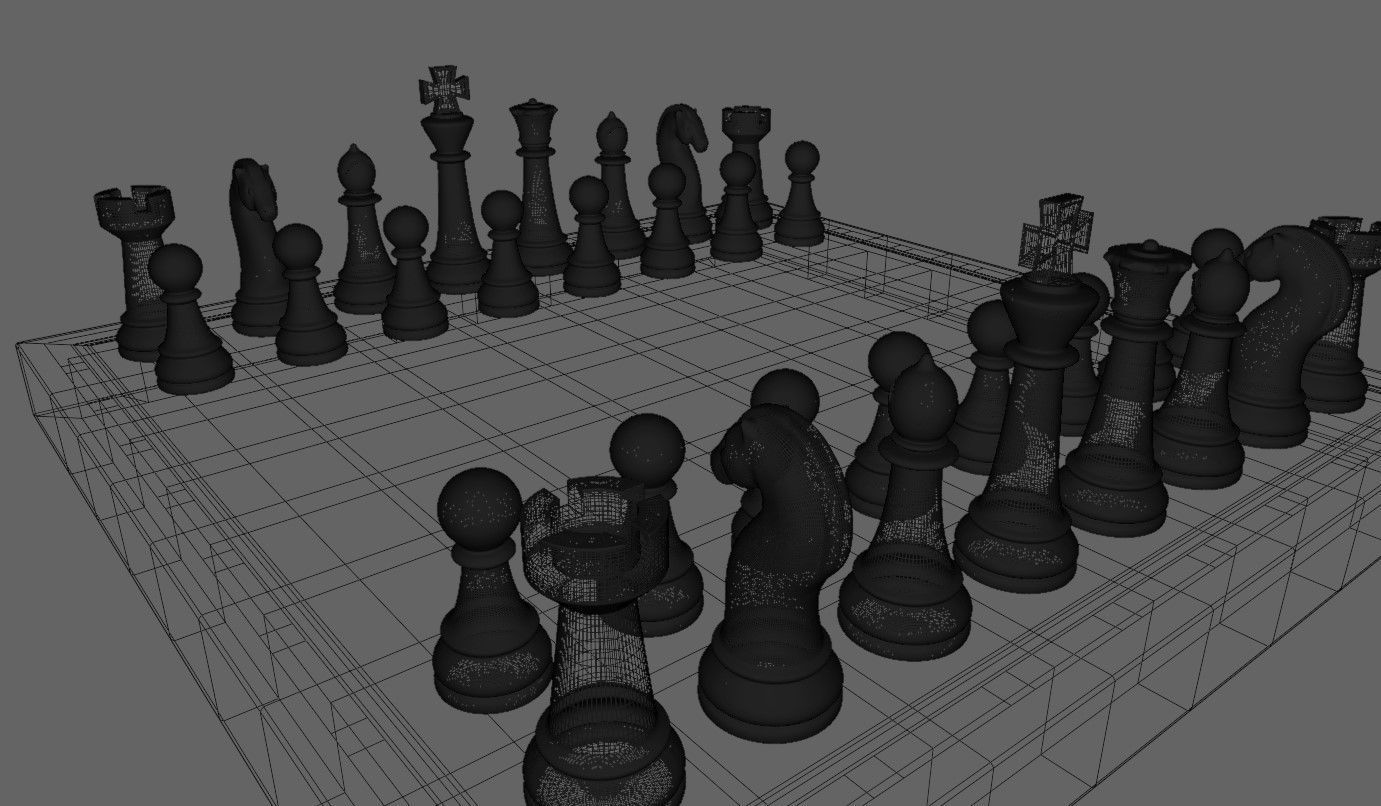 Chess Game Complete - Jogo de Xadrez 3D model_27