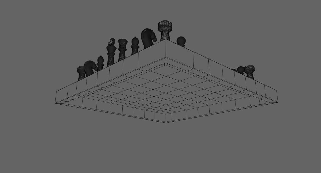 Chess Game Complete - Jogo de Xadrez 3D model_24