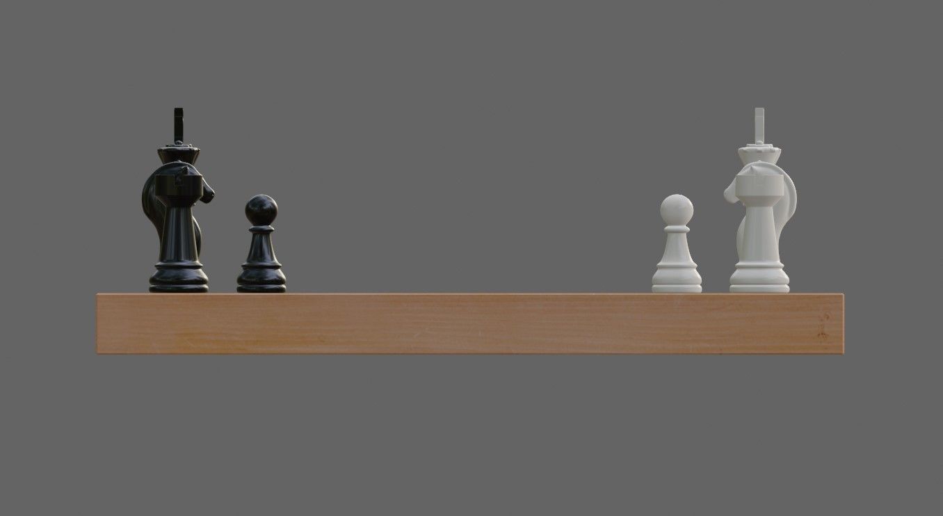 Chess Game Complete - Jogo de Xadrez 3D model_13